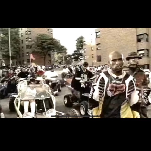 Vintage 90s Y2K Fox Racing DMX Jersey Motorcycle M Ruff Ryders Rap T - Picture 9 of 9